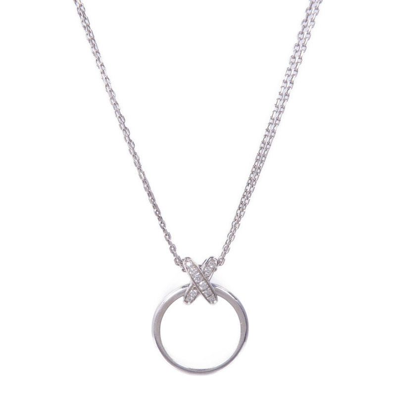 Chaumet 18K白金Diamond Necklace鑽石項鍊-0