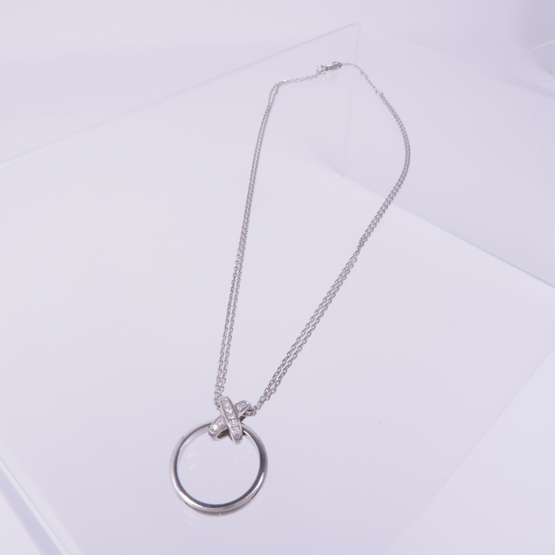 Chaumet 18K白金Diamond Necklace鑽石項鍊-2