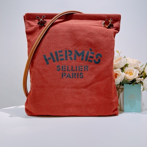 TW4499 Hermes 再度回歸Aline 帆布包 Aline Grooming Bag