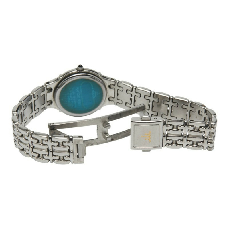 精工 Credor 手錶 7371-5030 石英 白色錶盤 不鏽鋼 女款 SEIKO-2