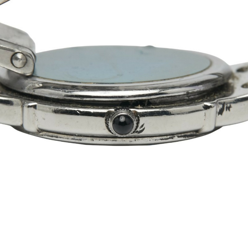 精工 Credor 手錶 7371-5030 石英 白色錶盤 不鏽鋼 女款 SEIKO-4