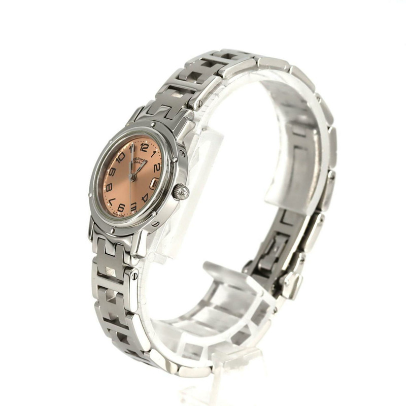 愛馬仕 Clipper CL4.210 不鏽鋼石英腕錶-1