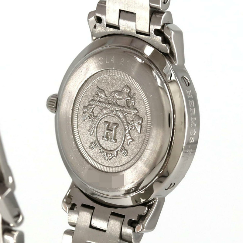 愛馬仕 Clipper CL4.210 不鏽鋼石英腕錶-7