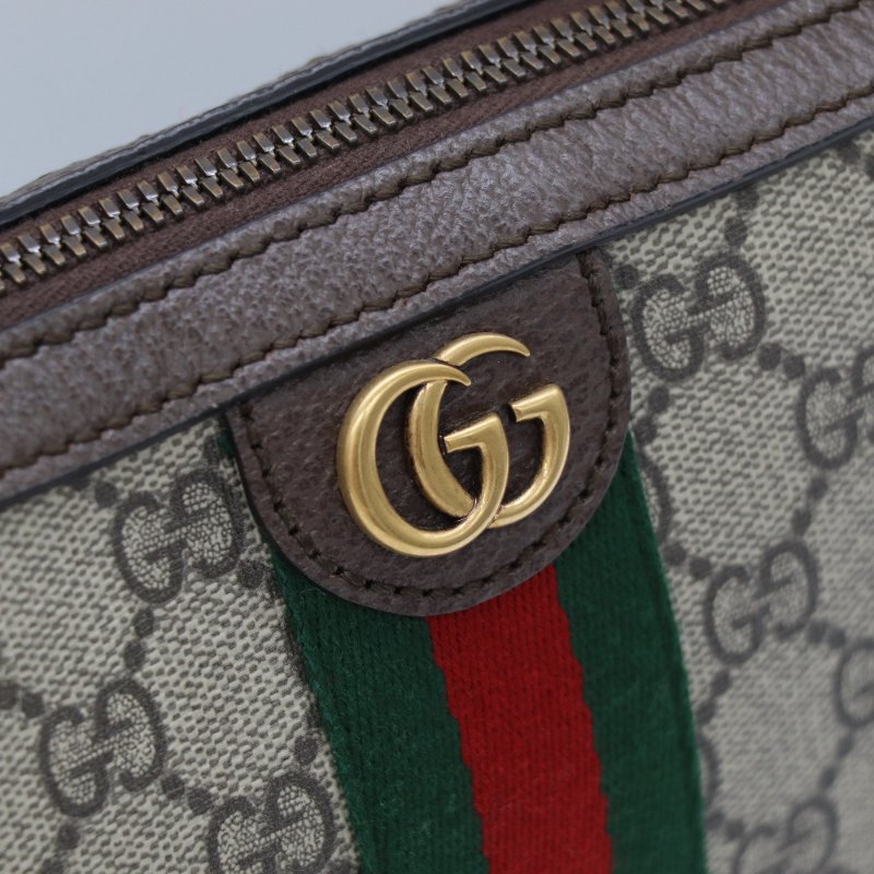 【CP 精選🌟小編推薦】Gucci 古馳 Ophidia GG Supreme 烏木色 編織背帶 手拿包 斜背包 相機包 （附手挽帶)-9