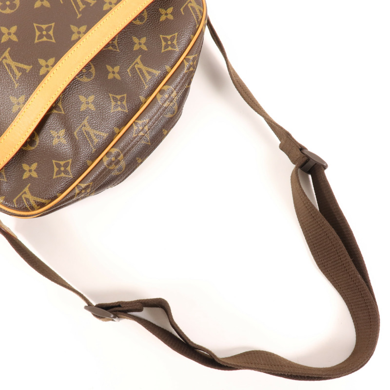LOUIS VUITTON Monogram Reporter PM金扣肩背袋-7