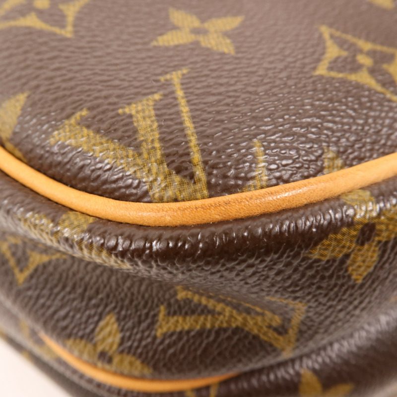 LOUIS VUITTON Monogram Reporter PM金扣肩背袋-10