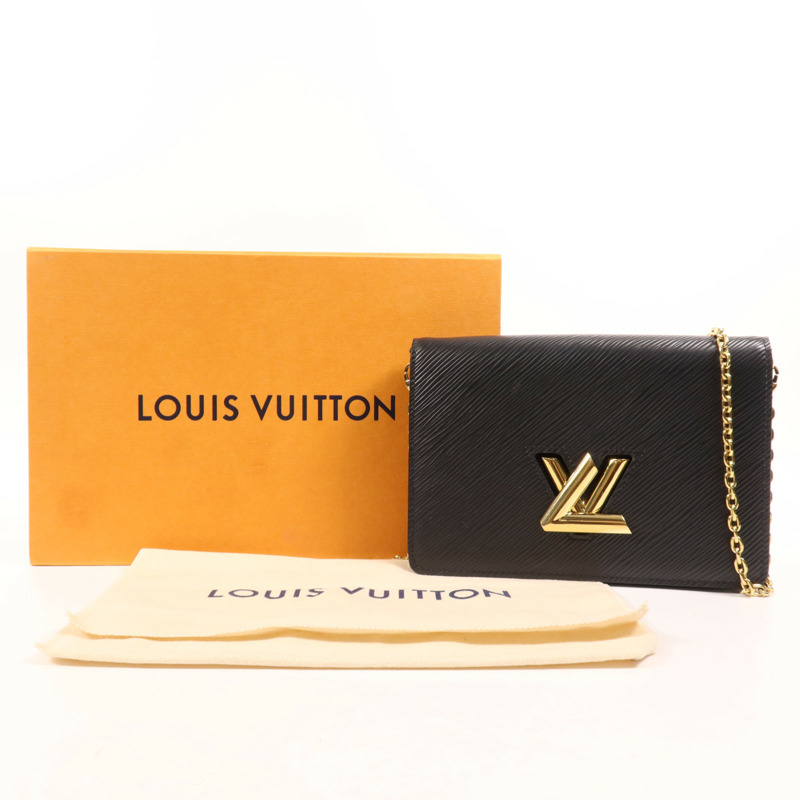 LOUIS VUITTON Epi Twist Shoulder Bag金扣鏈帶肩背袋-7