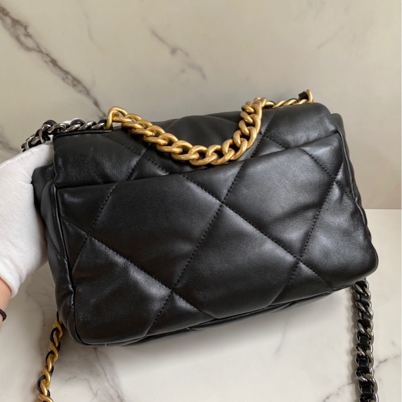 Chanel 19bag 全新 口蓋包 小號 26cm 晶片款-2