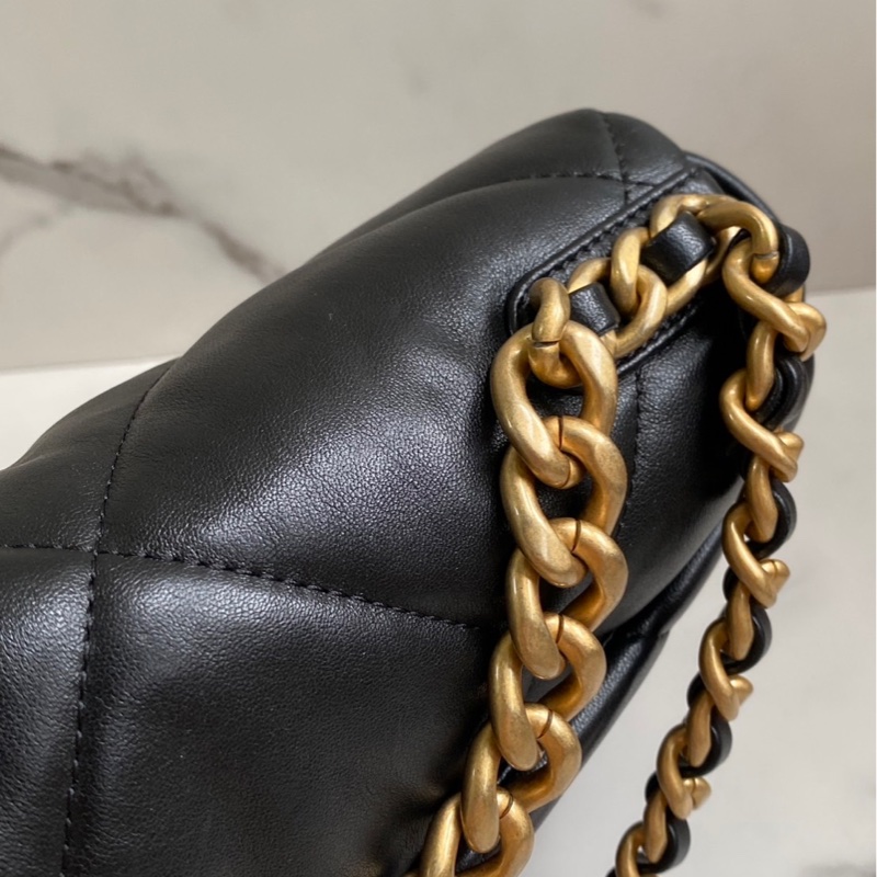 Chanel 19bag 全新 口蓋包 小號 26cm 晶片款-8