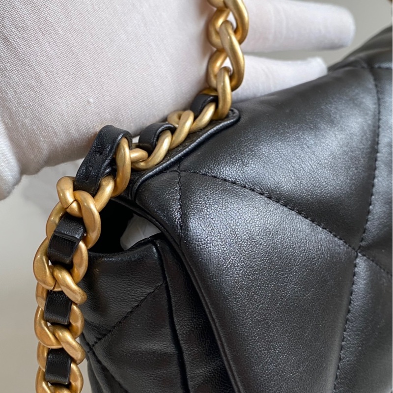 Chanel 19bag 全新 口蓋包 小號 26cm 晶片款-10