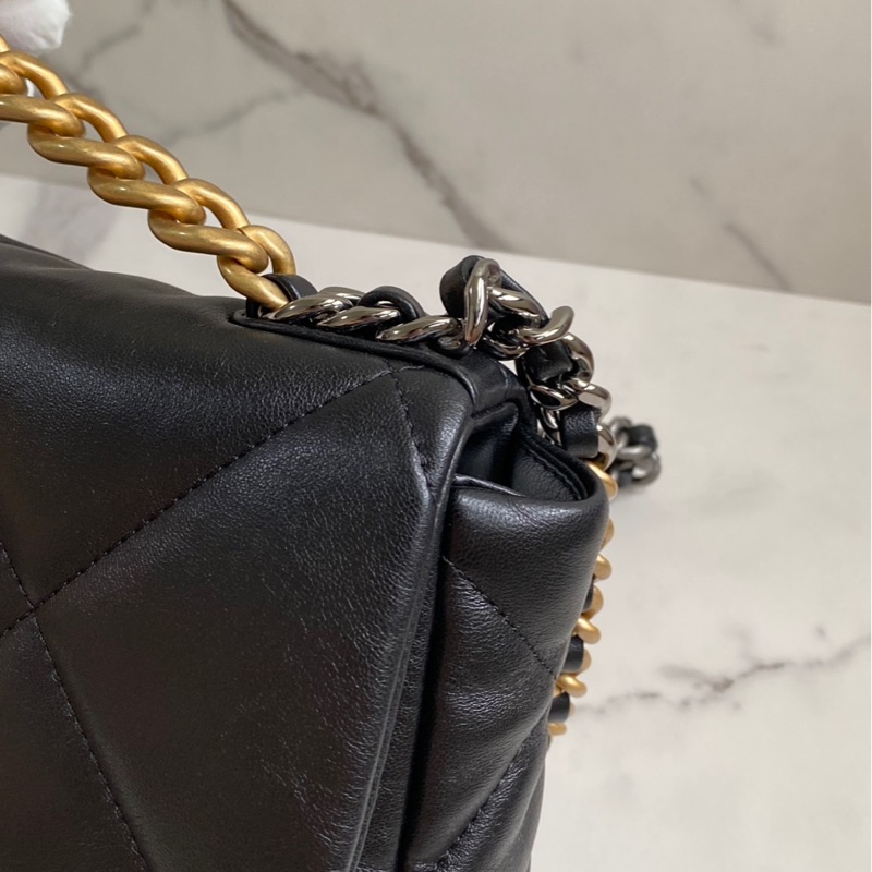 Chanel 19bag 全新 口蓋包 小號 26cm 晶片款-11
