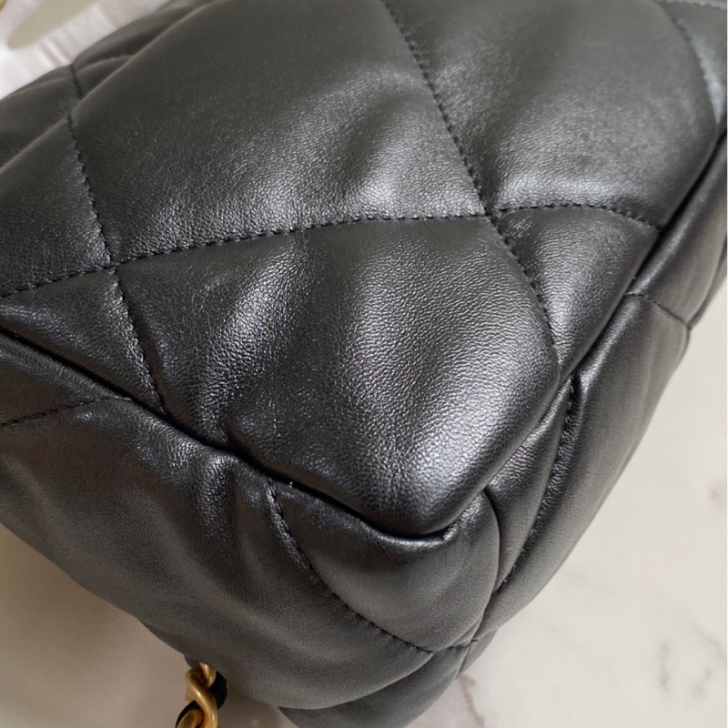 Chanel 19bag 全新 口蓋包 小號 26cm 晶片款-17