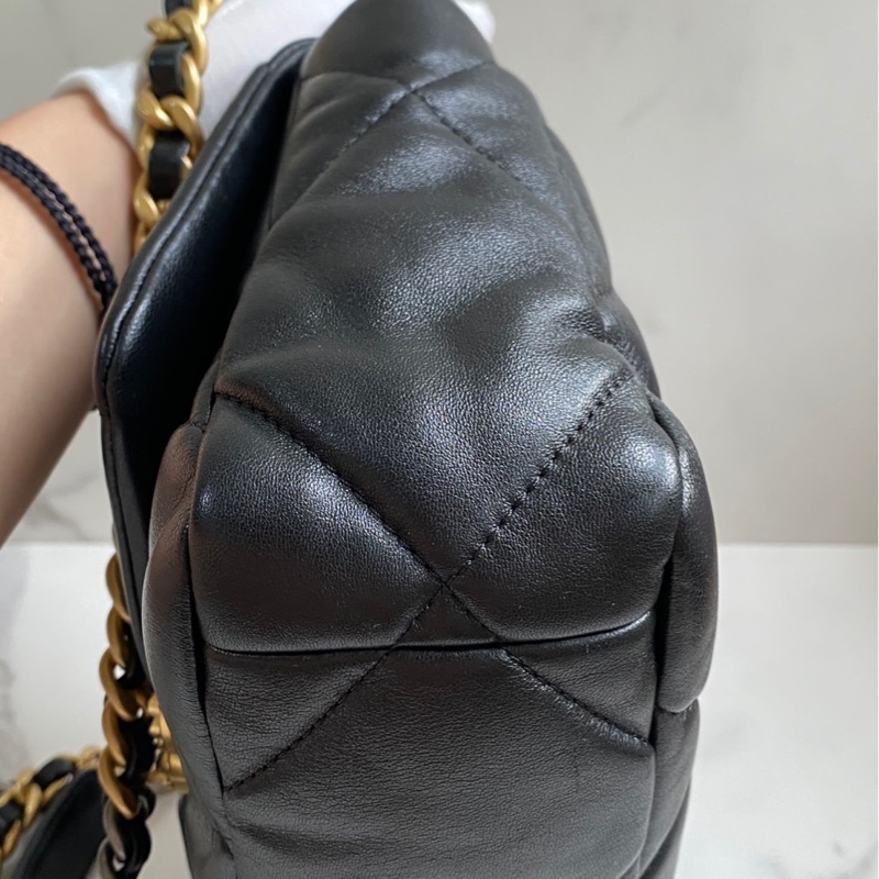 Chanel 19bag 全新 口蓋包 小號 26cm 晶片款-20