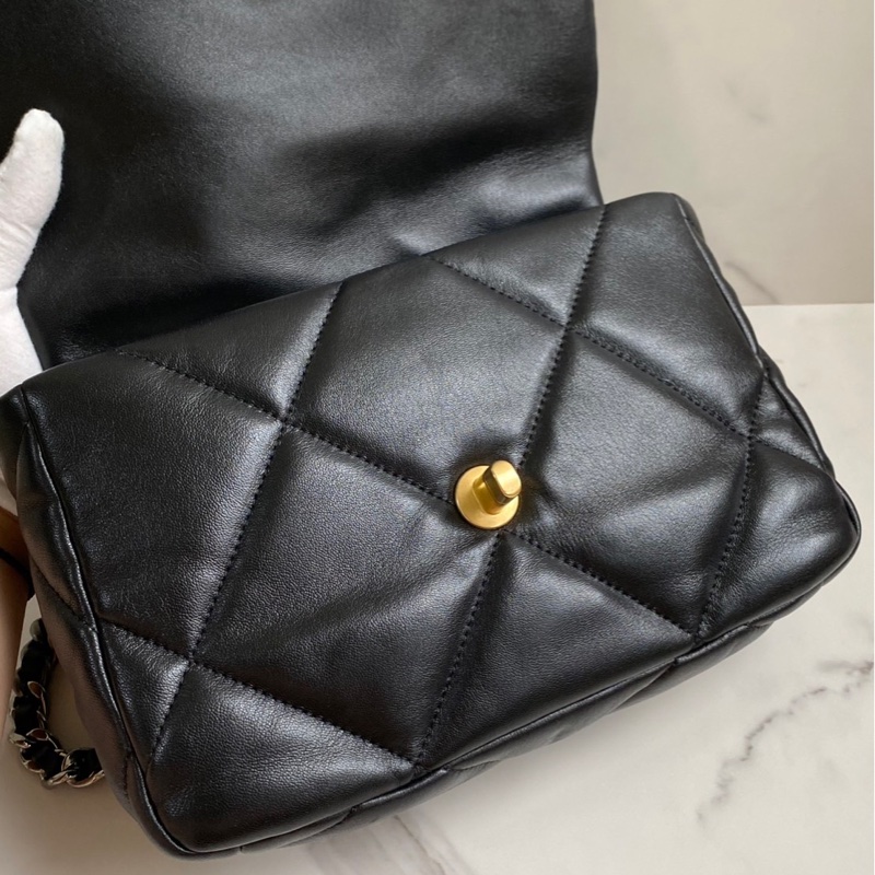 Chanel 19bag 全新 口蓋包 小號 26cm 晶片款-22