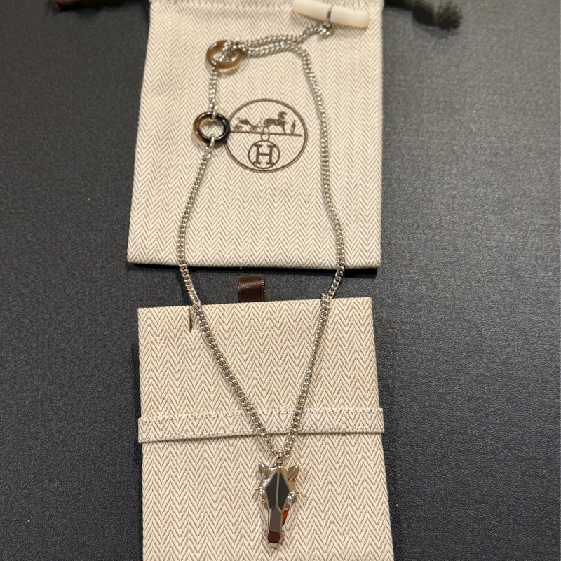 Hermes 男裝Destrier 馬頭造型項鏈-2