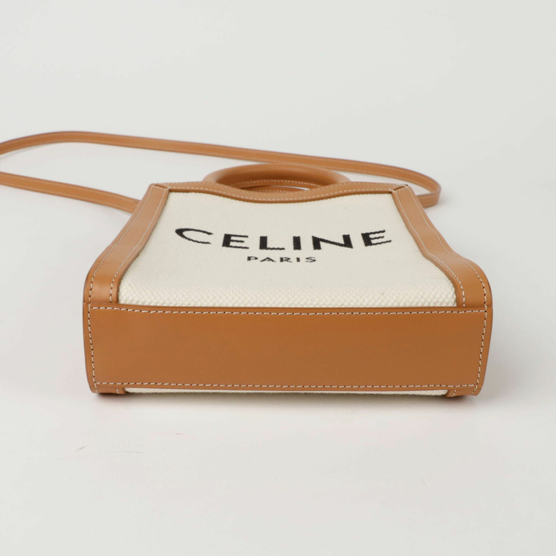 【包稅】CELINE 193302BNZ 直式 Cabas 迷你手提單肩包-4