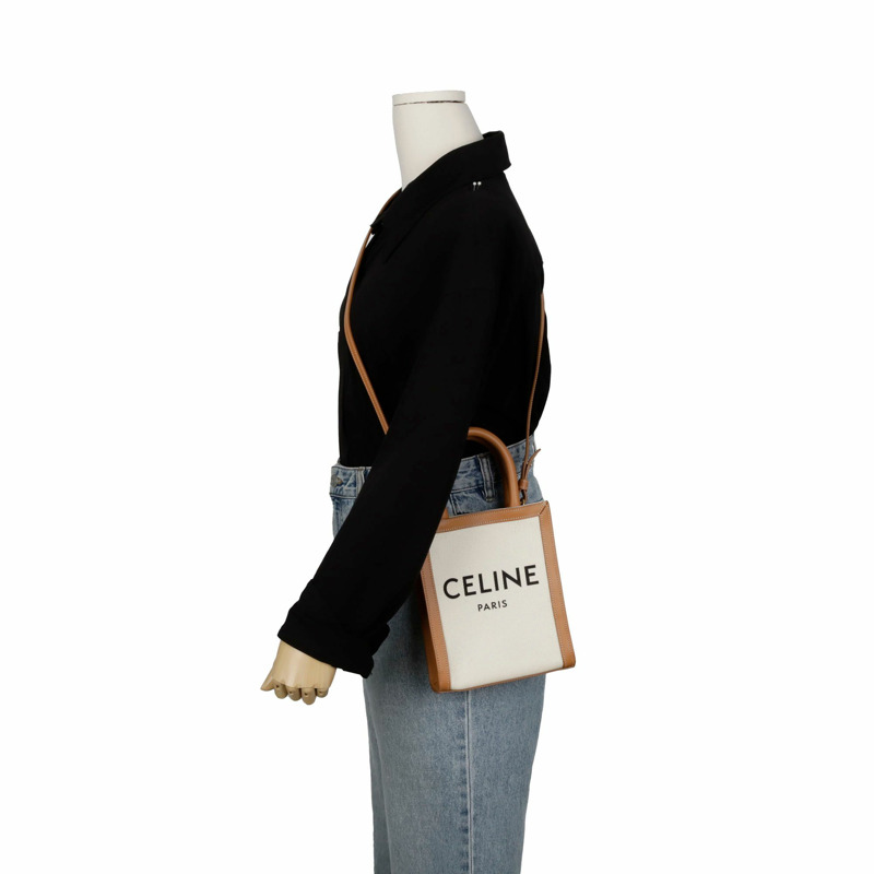 【包稅】CELINE 193302BNZ 直式 Cabas 迷你手提單肩包-8