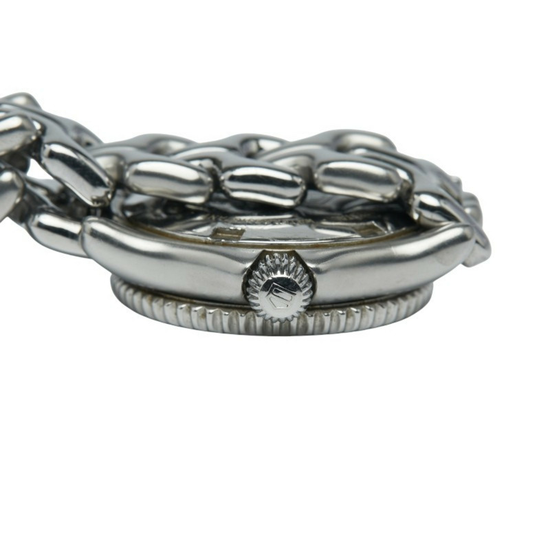 泰格豪雅 Sel 手錶 S99.008M 石英 灰色錶盤 不鏽鋼 女士腕錶 HEUER-4