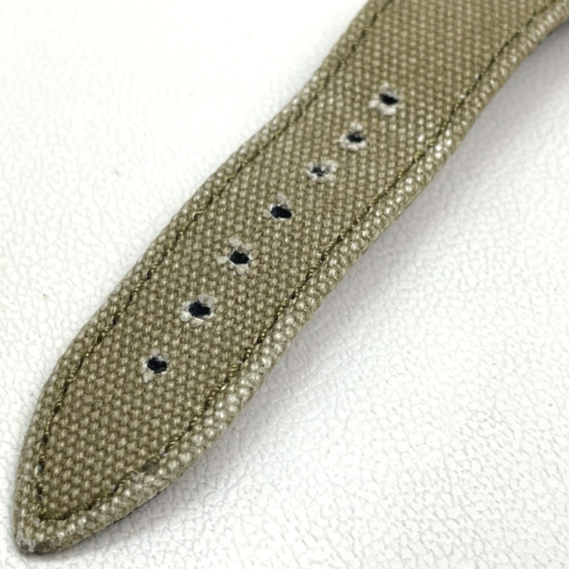 RALPH LAUREN Ralph Lauren Sporting Safari RL67 天文鐘腕錶 (RL0220900) 搭配不鏽鋼帆布錶帶,黑色/卡其色-9