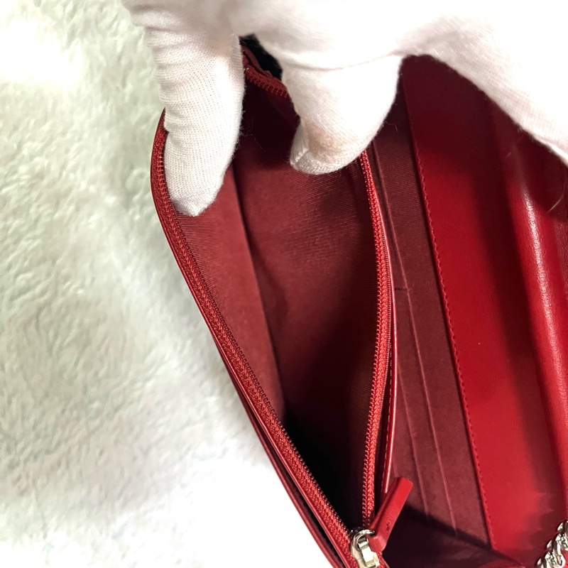 Chanel 經典 Leboy woc鍊條包/發財包/晚宴 包(#磚紅色)-18