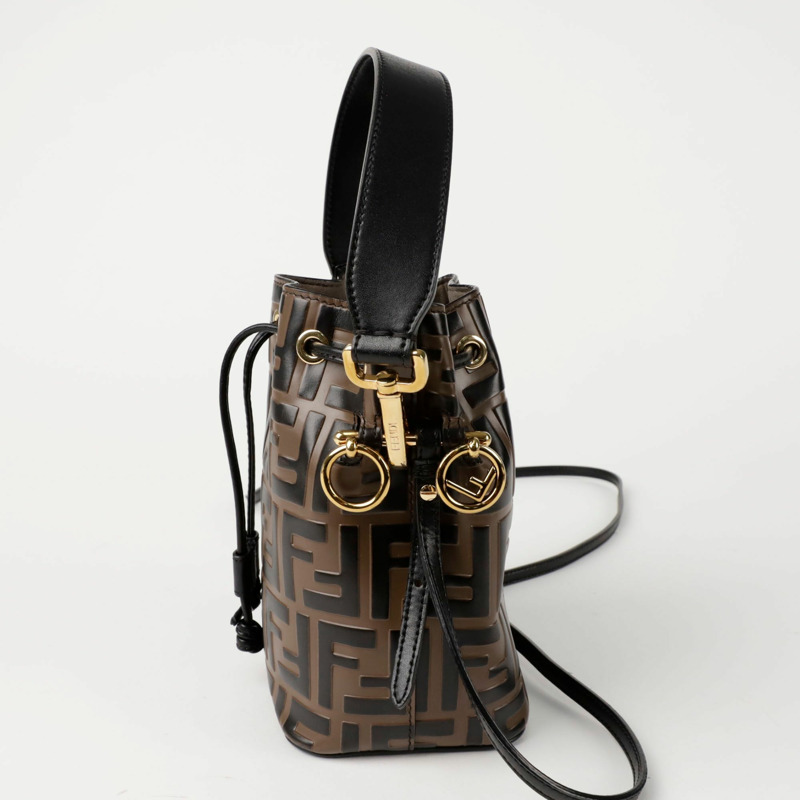 FENDI Montrezzo 迷你水桶手提單肩包 8BS010-2