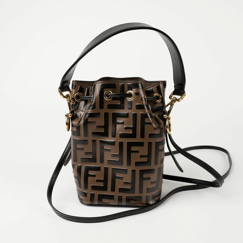 FENDI Montrezzo 迷你水桶手提單肩包 8BS010-3