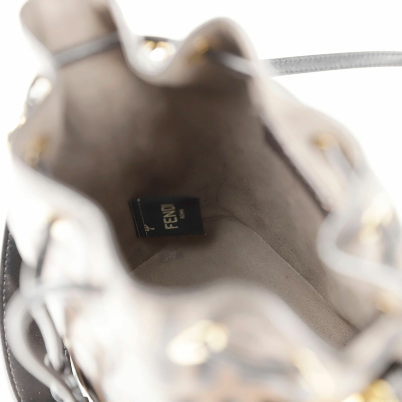 FENDI Montrezzo 迷你水桶手提單肩包 8BS010-11