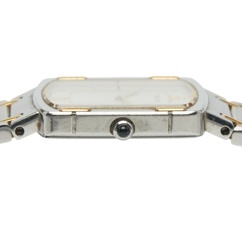 精工 Credor 手錶 2F70-5600 石英 銀色錶盤 不鏽鋼 鍍層 女款 SEIKO-4