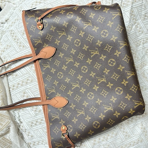 LV NEVER FULL INSIDE OUT 雙色兩用大托特-19