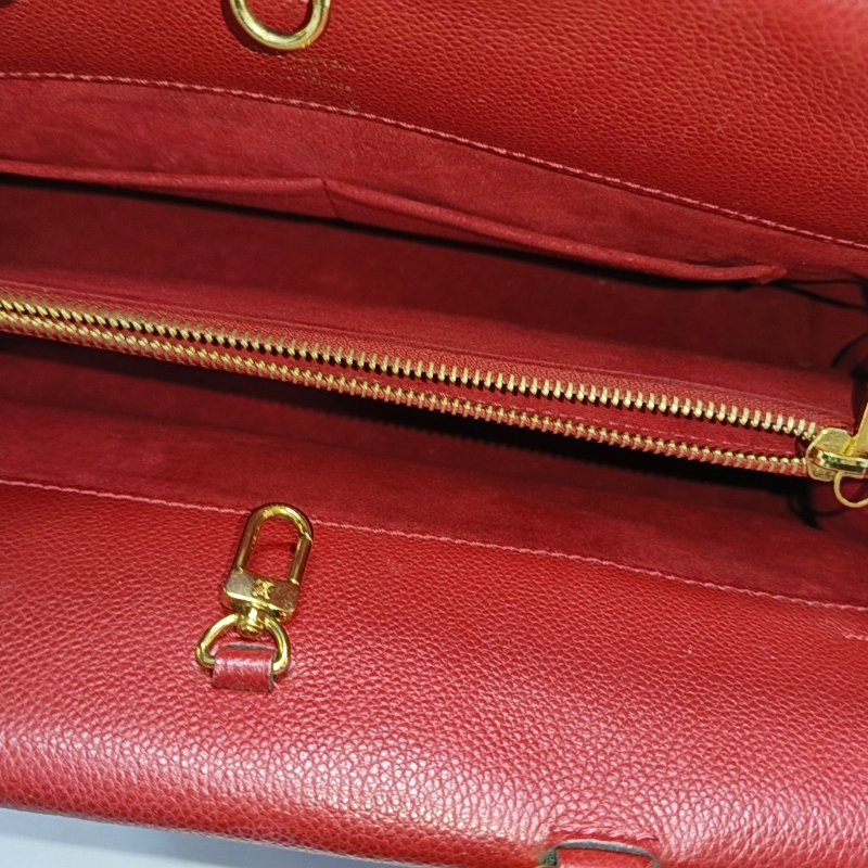 LOUIS VUITTON VENUS 棕色塗層帆布老花單肩包手提包斜背包 金色五金 可拆卸肩帶-6