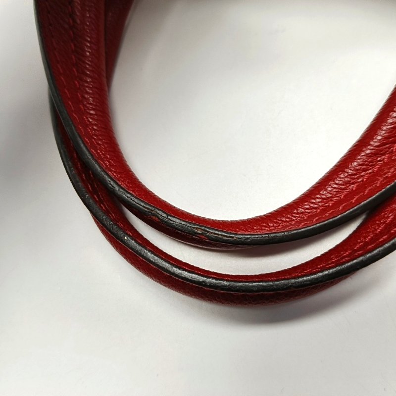 LOUIS VUITTON VENUS 棕色塗層帆布老花單肩包手提包斜背包 金色五金 可拆卸肩帶-9