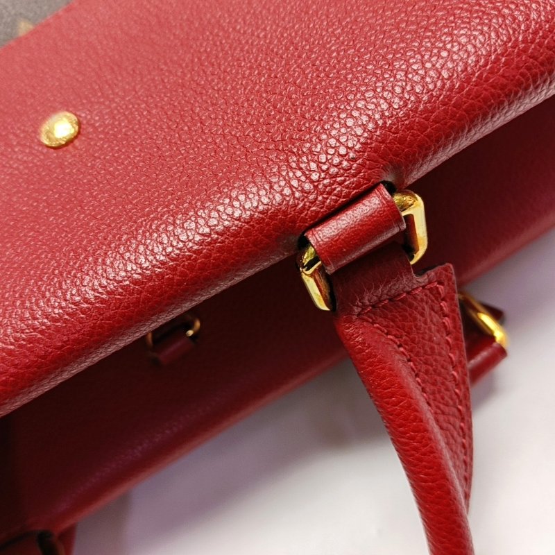 LOUIS VUITTON VENUS 棕色塗層帆布老花單肩包手提包斜背包 金色五金 可拆卸肩帶-10