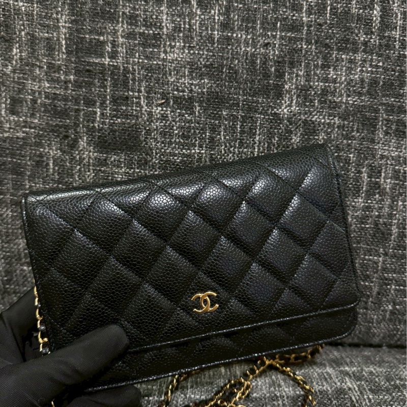 香奈兒荔枝皮黑金woc-1