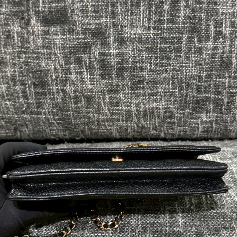 香奈兒荔枝皮黑金woc-6