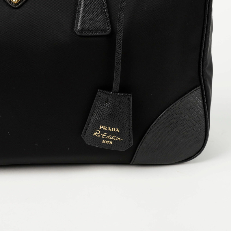 PRADA 大號三角形標誌托特單肩包 1BB114-2