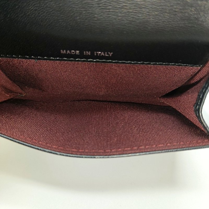 CHANEL CLASSIC FLAP 黑色羊皮萎格紋卡包 銀色五金 24開 配件齊全-5