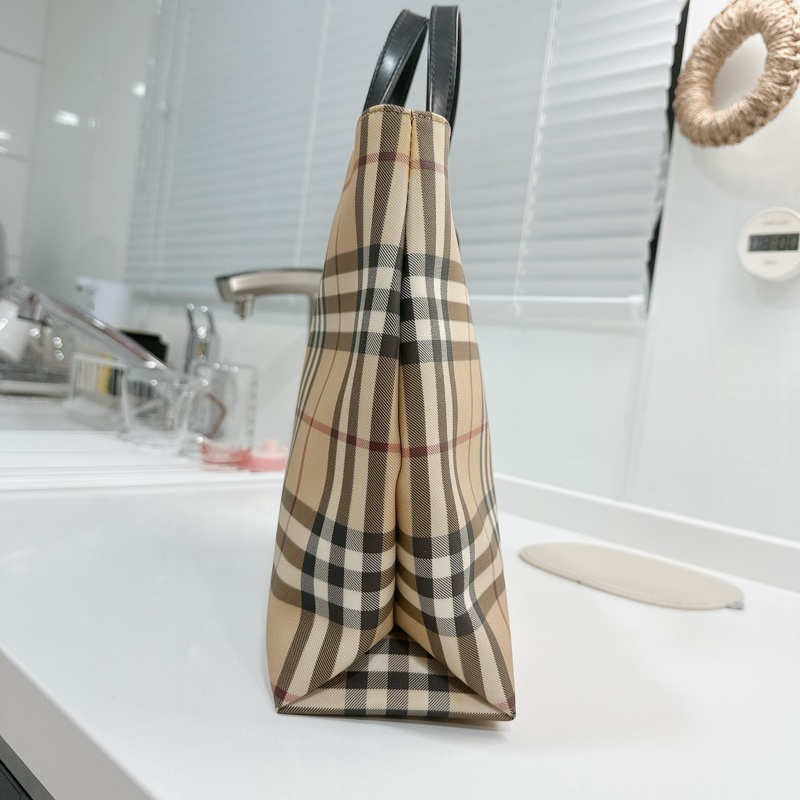 BURBERRY Nova 經典格紋手提包 PVC 133131｜絕版珍藏款-2