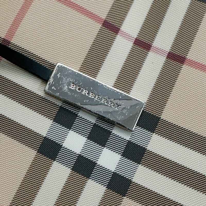 BURBERRY Nova 經典格紋手提包 PVC 133131｜絕版珍藏款-9