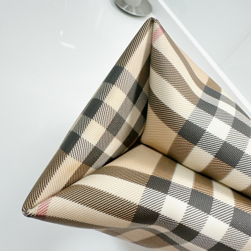 BURBERRY Nova 經典格紋手提包 PVC 133131｜絕版珍藏款-12