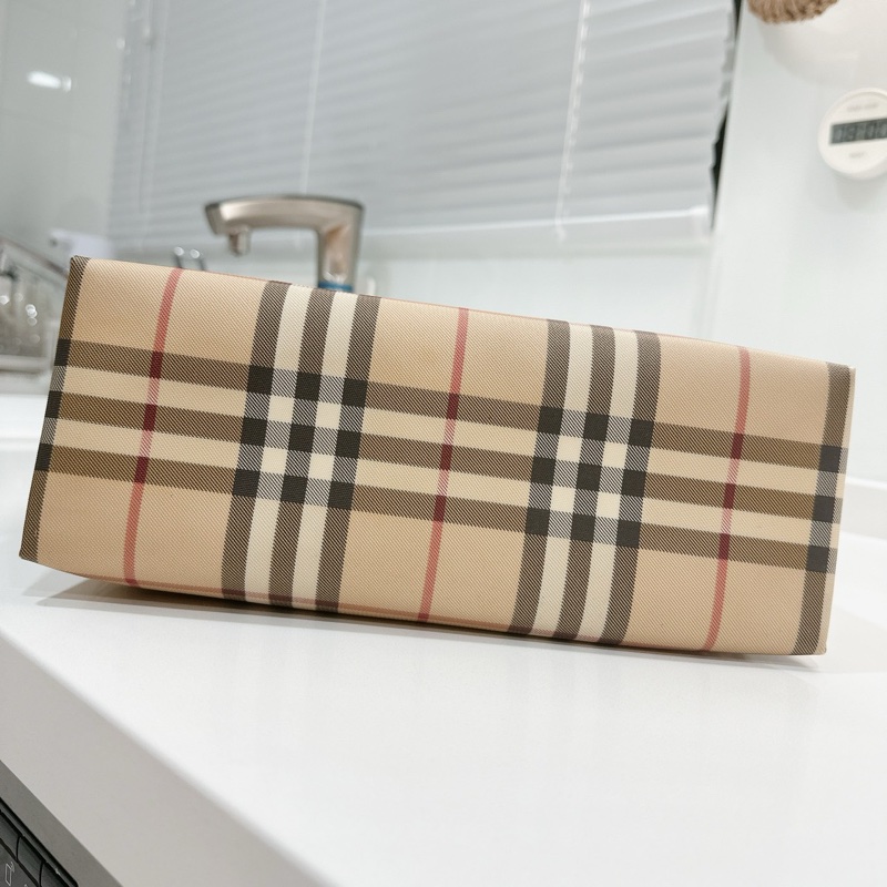 BURBERRY Nova 經典格紋手提包 PVC 133131｜絕版珍藏款-14