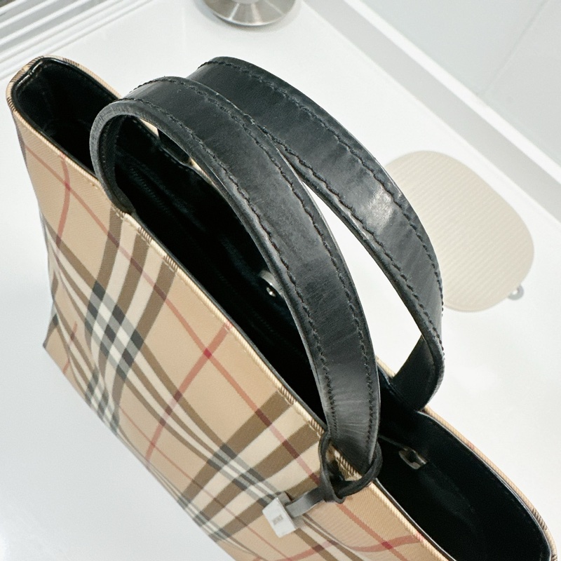 BURBERRY Nova 經典格紋手提包 PVC 133131｜絕版珍藏款-26