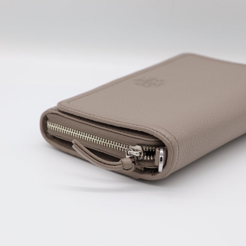 超級新♥️ Tory Burch 大象灰 牛皮 肩帶錢包 WOC 手拿包-3