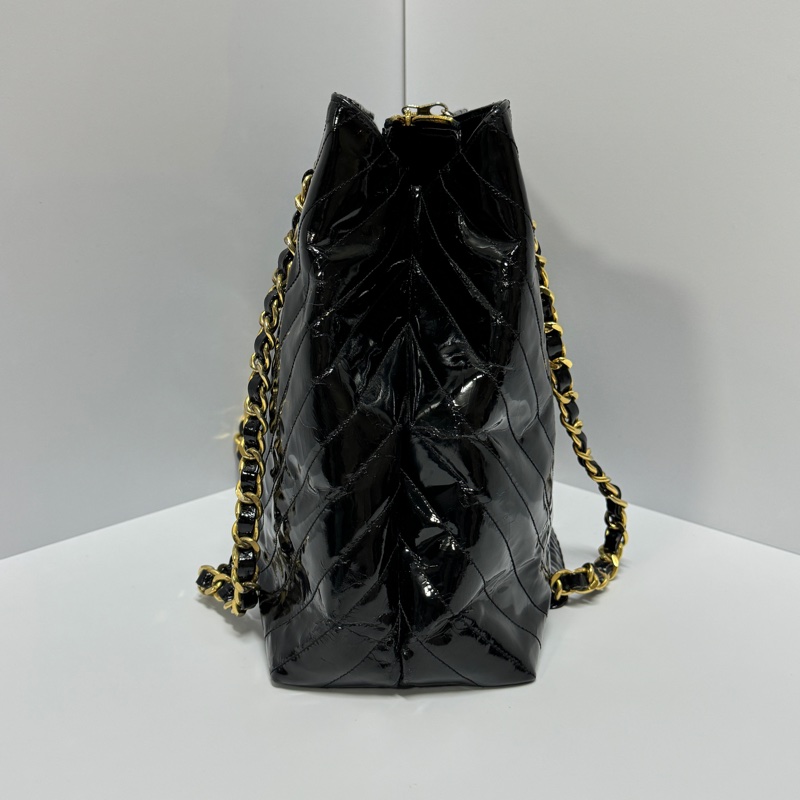 (甜甜價🤤) Chanel 香奈兒 黑金托特包 專櫃23萬!-4