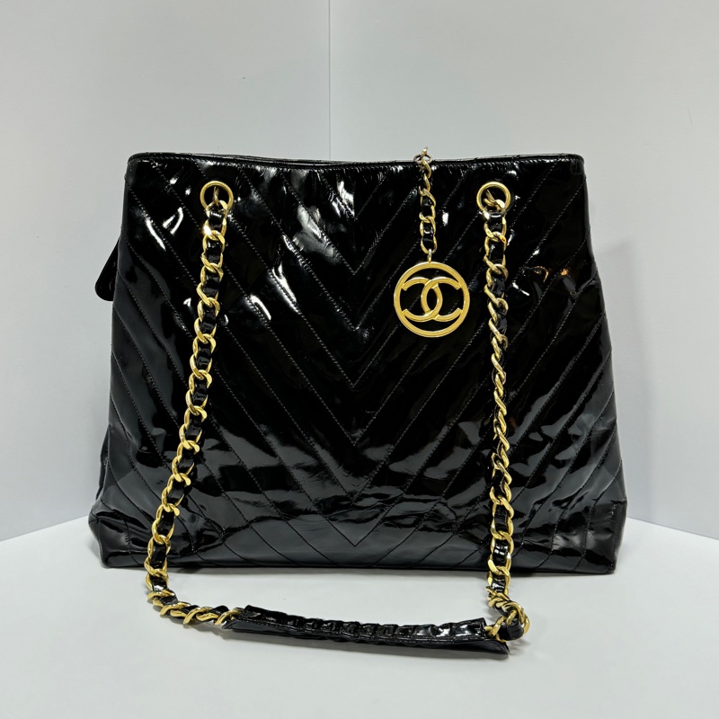 (甜甜價🤤) Chanel 香奈兒 黑金托特包 專櫃23萬!-20