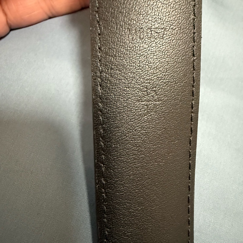 Louis Vuitton black damier belt 85 皮帶 腰帶-2