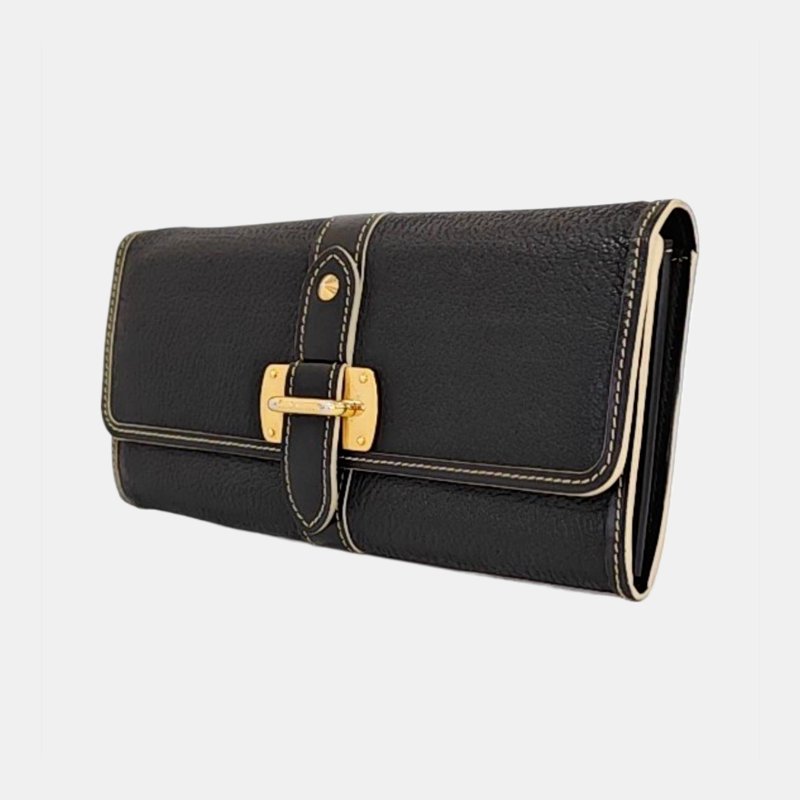 LOUIS VUITTON LE FAVORI黑色牛皮皮夾 金色五金 配件齊全-3