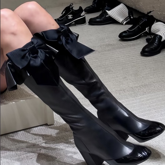 Chanel香奈兒25K蝴蝶長靴-2