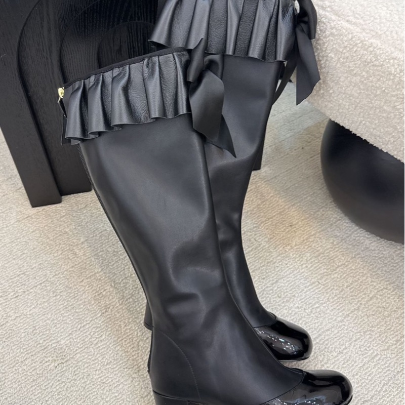 Chanel香奈兒25K蝴蝶長靴-3