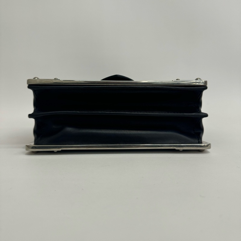 Prada Cahier 黑色牛皮斜背包肩背包-5