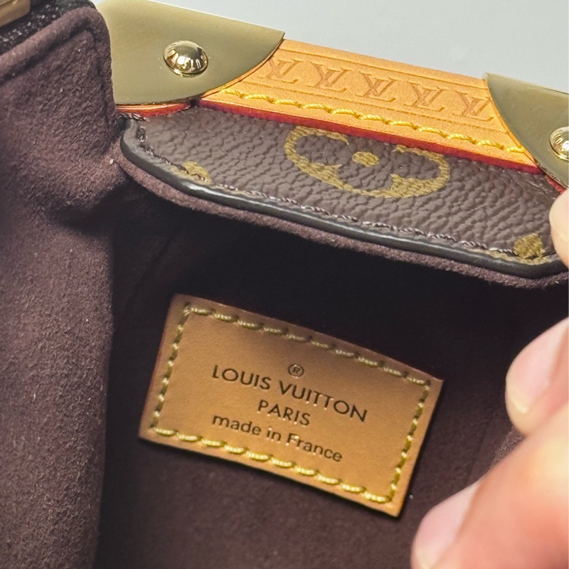 Side trunk leather handbag-8